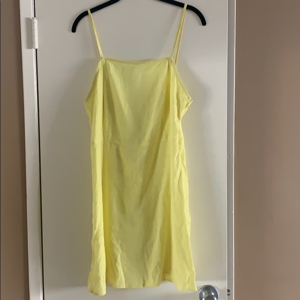 Bright Yellow Mini Dress